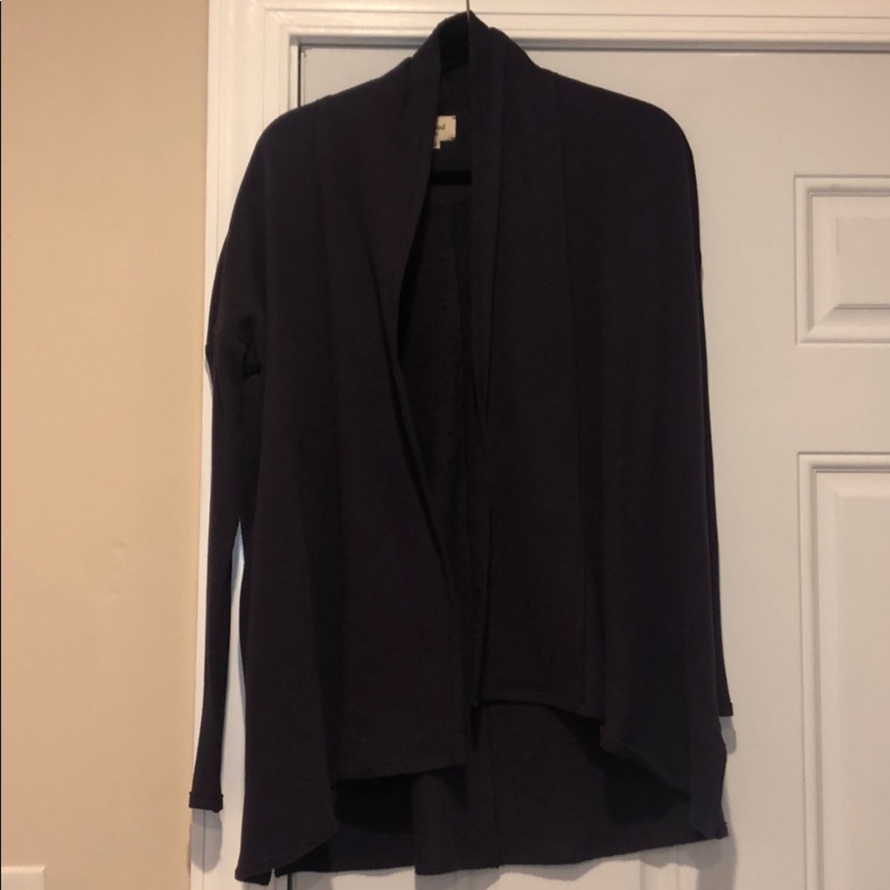 Purple cardigan!